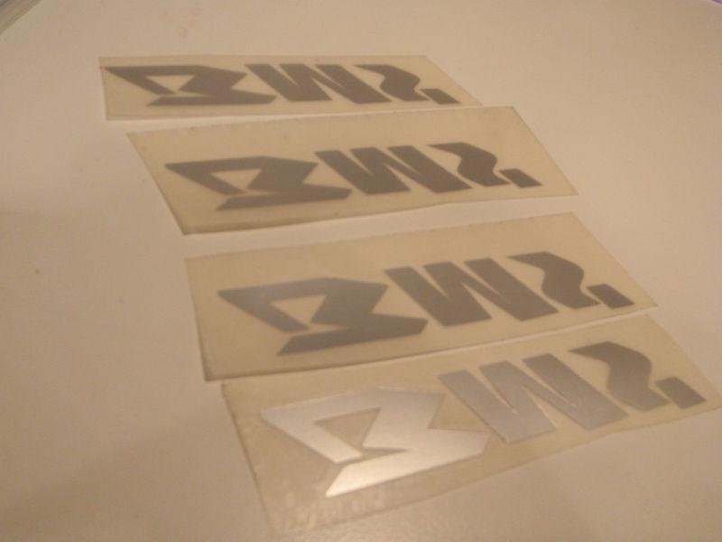 Bms minimoto pocket bike decals set chrome polini