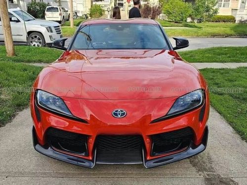 Front Lip For Toyota Supra A90 A91 MKV 2019+ Real Carbon Fiber Front Bumper Lip, US $1,250.00, image 4