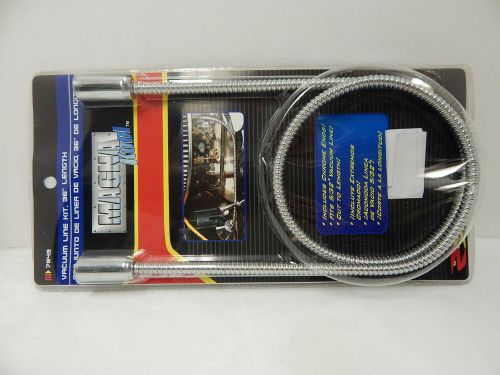 Magna kool 5/32 vacuum line kit 36" length flexible stainless steel vac hose