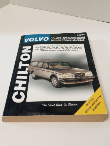 Chilton Volvo 1970-1989 Coupes Sedans Wagons Repair Manual #72300, US $19.97, image 6