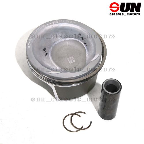 8x pistons &amp; rings set mahle for porsche cayenne panamera turbo 4.8t 955 957 970