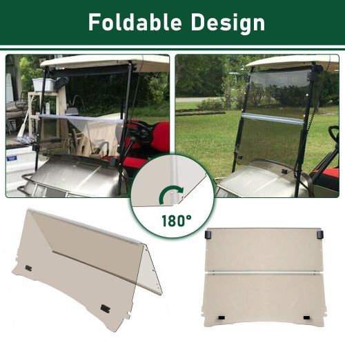 For EZGO TXT Medalist 1994-2014 Tinted Fold Down Golf Cart Windshield Windscreen, US $74.90, image 16