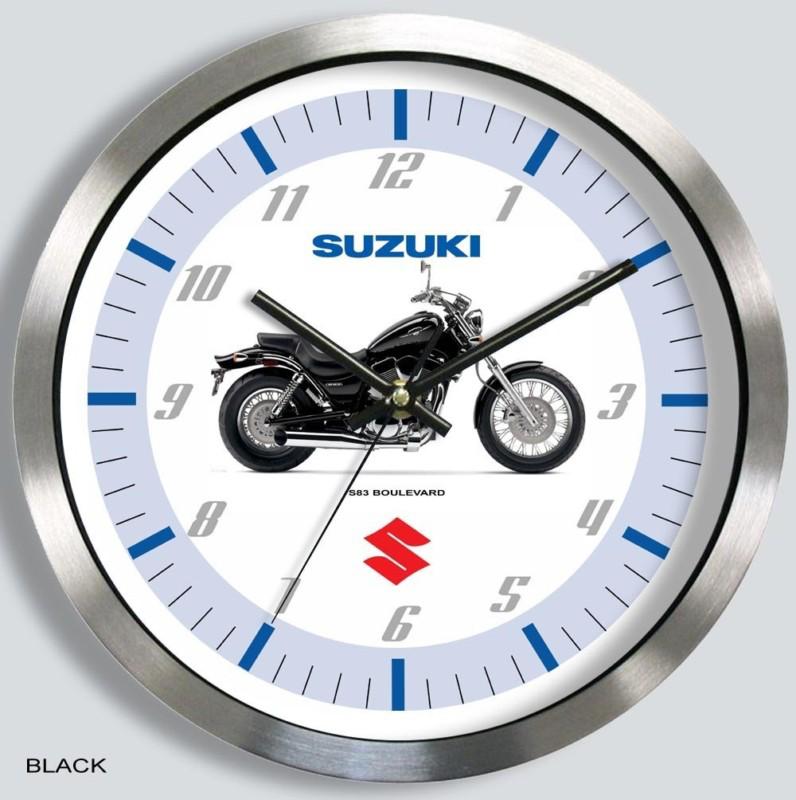 Suzuki boulevard s83 motorcycle metal wall clock choice of 3 models