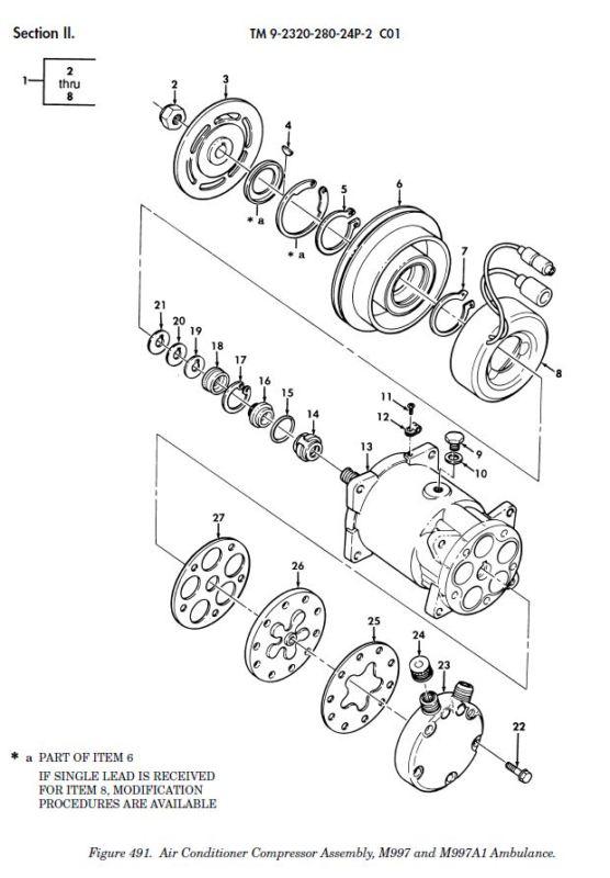 1 m998 clutch disk parts kit 9103-9800 nos
