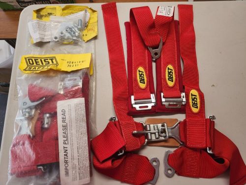 Deist 629410 Red Padded 4 point Racing Harness - Pair, US $49.99, image 6