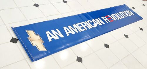 VTG~OEM~DEALER SHOWROOM BANNER CHEVROLET AN AMERICAN REVOLUTION~NOS, US $79.95, image 12