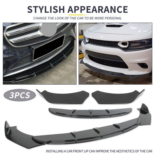 For Infiniti G35 G37 Q50 Front Bumper Lip Spoiler Splitter Body Kit Glossy Black, US $121.60, image 14