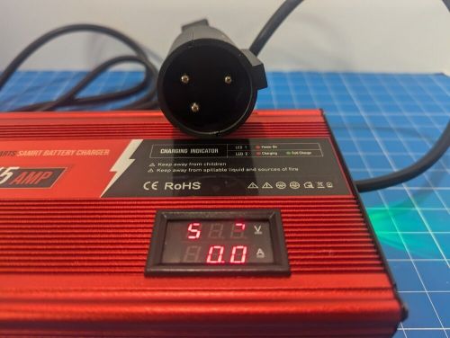 Tepu 48 Volts 15 AMP Golf Cart SAMRT Battery Charger Round 3-Pin Plug Club Car, US $60.00, image 8