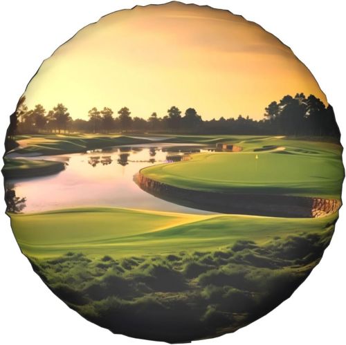 Golf Course Print Tires Cover Customized Wheel Cover Fits Tire for Many Vehicles, US $25.00, image 8