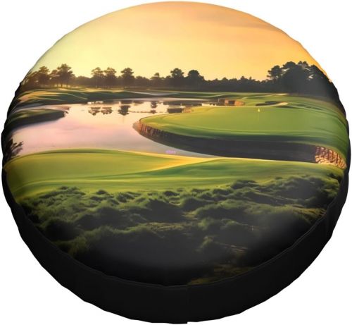 Golf Course Print Tires Cover Customized Wheel Cover Fits Tire for Many Vehicles, US $25.00, image 9
