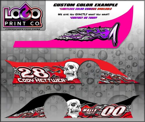 Go Kart Racing Wraps, Graphics, Decals, Stickers, Numbers, Logos, SKULLFIRE, US $134.95, image 3
