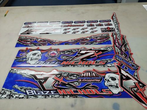 Go Kart Racing Wraps, Graphics, Decals, Stickers, Numbers, Logos, SKULLFIRE, US $134.95, image 5