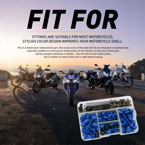 Motorcycle Fairing Bolt Kit Screw For Suzuki 600 GSXR 750 Hayabusa 1000 GSX1300R, US $22.09, image 7