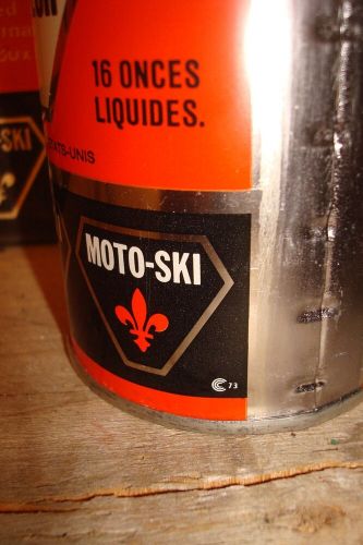 VINTAGE NOS MOTO SKI SNOWMOBILE OIL CAN UNUSED - ORIGINAL - MOTOSKI -, US $0.99, image 2