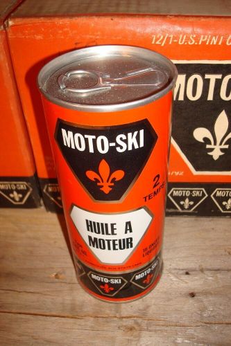 VINTAGE NOS MOTO SKI SNOWMOBILE OIL CAN UNUSED - ORIGINAL - MOTOSKI -, US $0.99, image 3