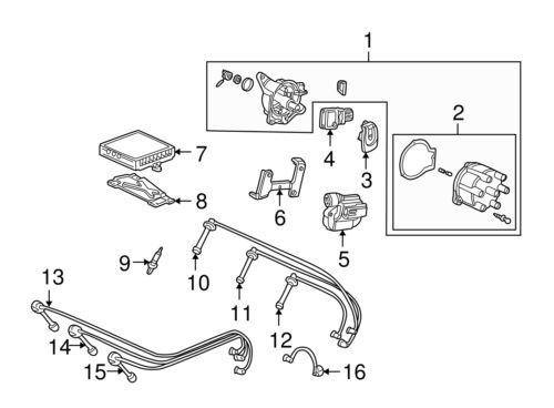 Genuine Honda Ignition Cable 32723-P8A-A01, US $37.33, image 2