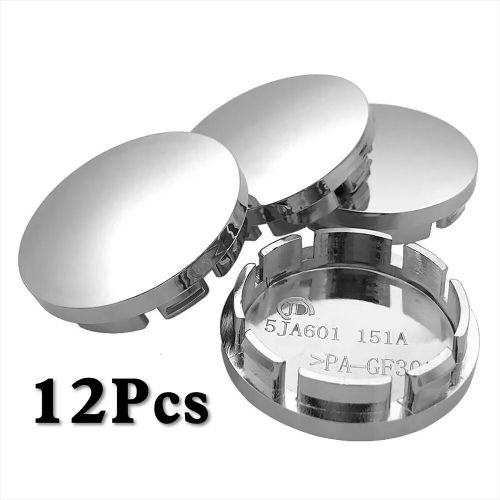 1-12x 56mm Universal Chrome Car Wheel Center Cap Tyre Rim Hub ABS Plastic Cover, US $10.82, image 4
