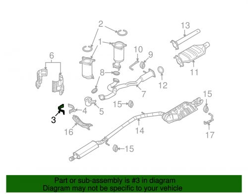 Genuine Ford Catalytic Converter Front Bracket 8G1Z-5K222-A, US $29.51, image 6