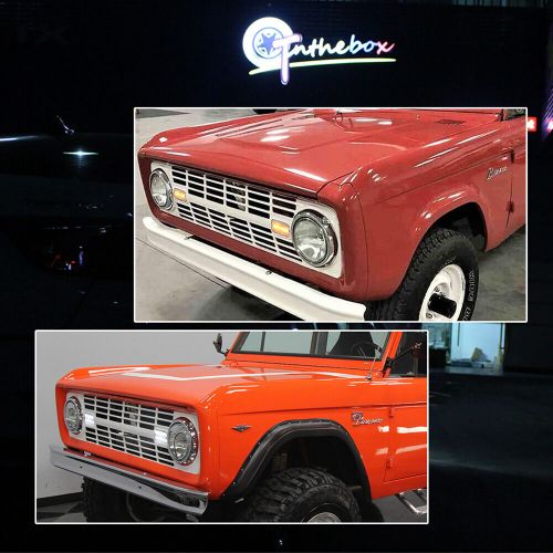 Clear Switchback LED Parking Signal Lights Lenses For 1966 1967 1968 Ford Bronco, US $34.99, image 4