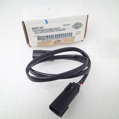 NOS Genuine Harley 2014 Up Tour Pak Spoiler LED Light Wiring Harness 69201157, US $17.95, image 5