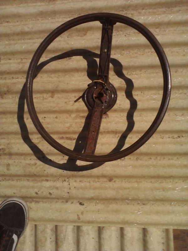 1970 1971 1972 ford 2 spoke rim blow steering wheel brown mustang ltd t bird