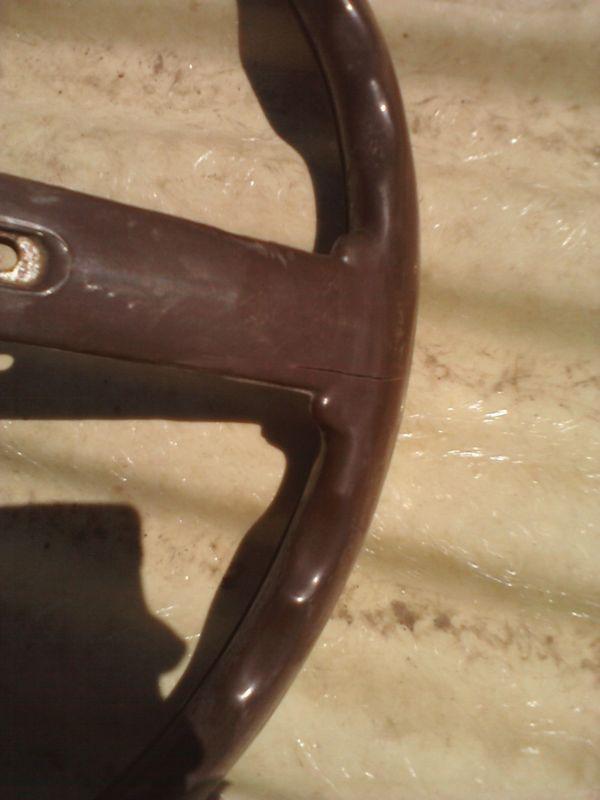 1970 1971 1972 Ford 2 Spoke Rim blow Steering Wheel brown mustang ltd t bird, US $50.00, image 4