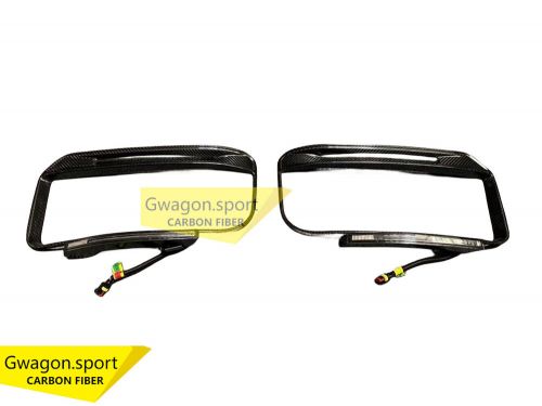 Fits For Mercedes Benz G Class W463A W464 Carbon Fiber Front Bumper Grille Light, US $550.00, image 5