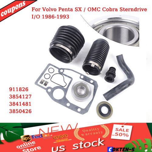 Transom Seal Bearing Gimbal Bellows Kit For Volvo Penta OMC Cobra Volvo New, US $121.85, image 14