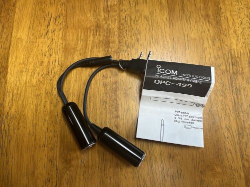 ICOM OPC-499 RADIO HEADSET ADAPTER CABLE, US $25.00, image 2