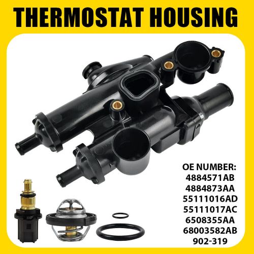 Engine Coolant Thermostat Housing Assembly for 2007-2017 Jeep Compass Patriot EA, US $45.99, image 7