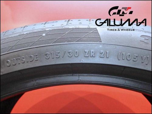 2 TWO Nice + Continental 315/30/21 ContiSportContact 5P 105Y ContiSilent #51641, US $389.99, image 2