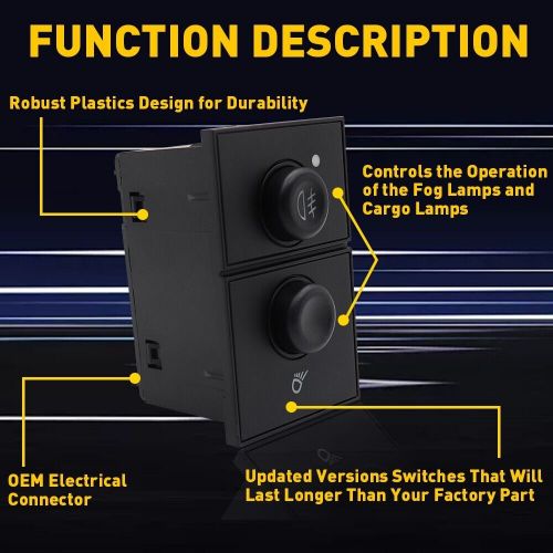 Fog Light Lamp Button Switch For GMC Silverado/Sierra 1500 2500 3500 new, US $14.99, image 10