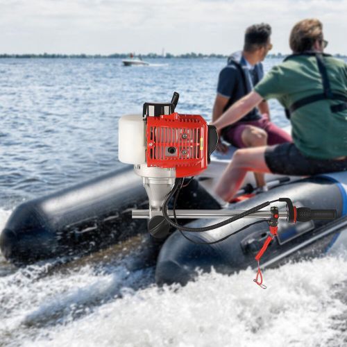 2-Stroke Outboard Motor Fishing Inflatable Boat Engine Air Cooling Technology, US $140.02, image 23