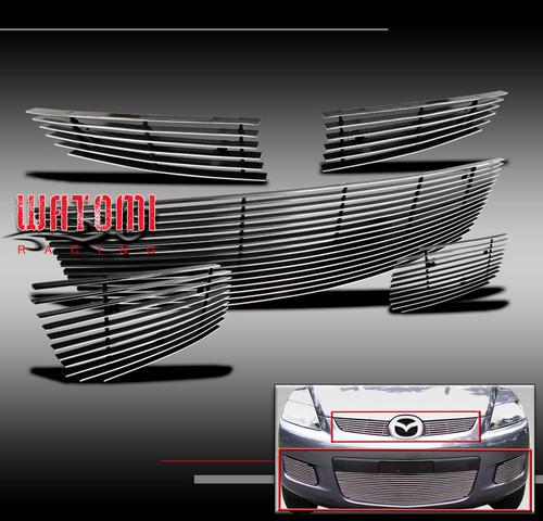 07 08 09 mazda cx7 cx-7 suv 4dr 2.3 front upper +lower billet grille grill combo