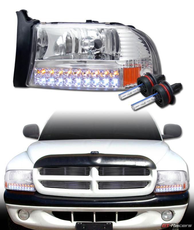 Purchase 6000K HID XENON CHROME LED HEAD LIGHTS SIGNAL BUMPER AMBER 97