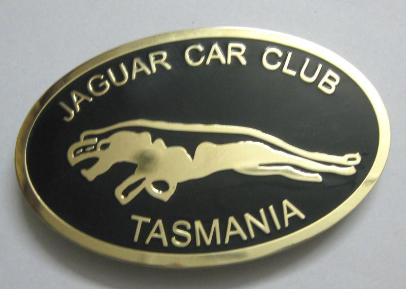 Car badge - jaguar club of tasmania grill badge emblem logos metal car grill bad