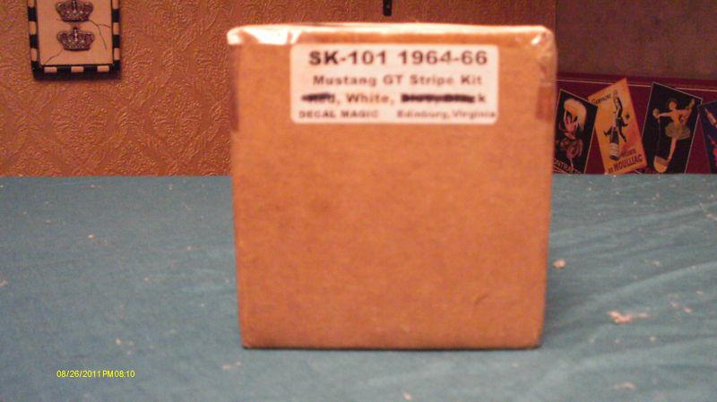 1965 1966 ford mustang gt stripe kit white new in box