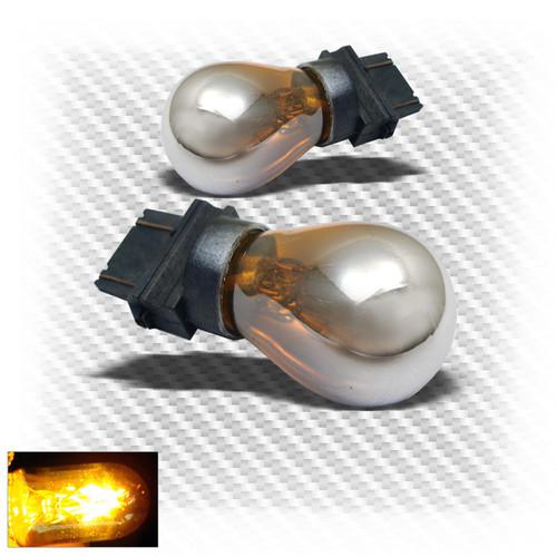 3157, 3057, 3357, 3457 chromed silver surface amber bulbs upgrade clean looking