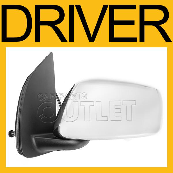 2005-2010 nissan frontier le extended cab power side mirror ni1320170 chrome l/h