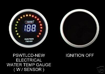 Digital water temperature gauge-electrical 52mm 2 1/16"