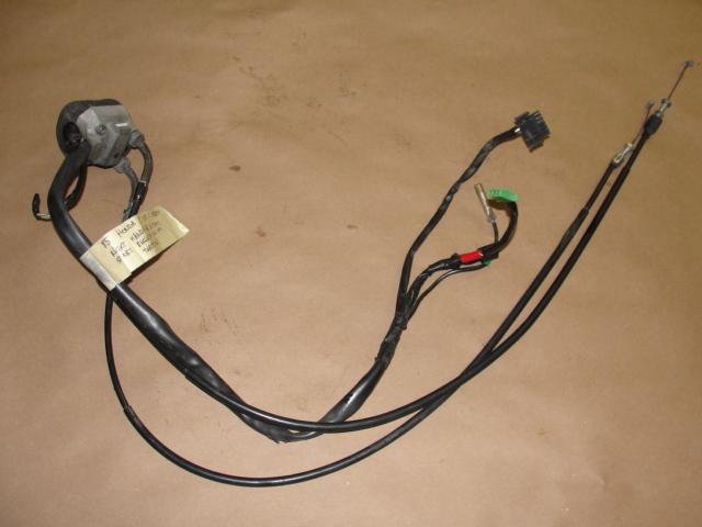 85 honda vt 1100 c shadow   right handle bar switch start stop throttle cable 