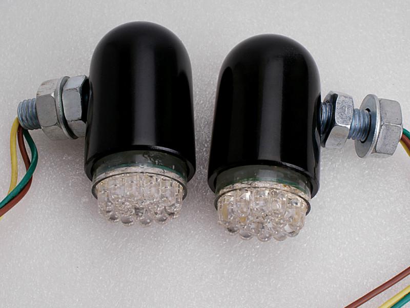 Black 24 led fog light for kawasaki yamaha honda suzuki dual sport dirt bike new