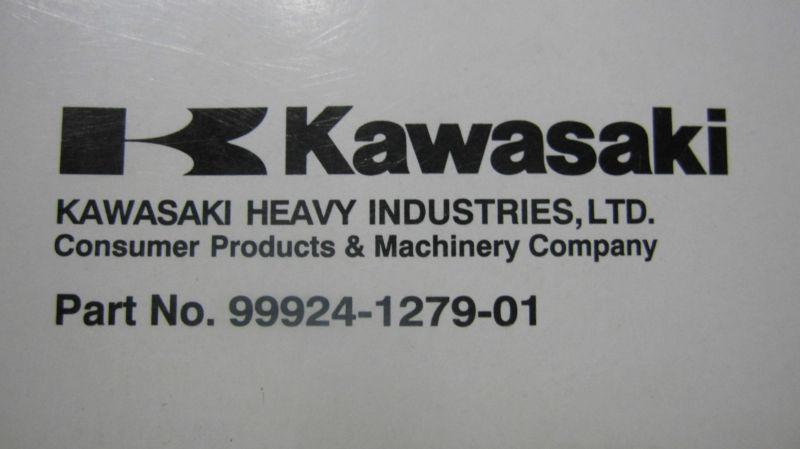 2002 KAWASAKI MOTORCYCLE ZZ-R1200 part# 99924-1279-01 SERVICE MANUAL, US $7.95, image 2