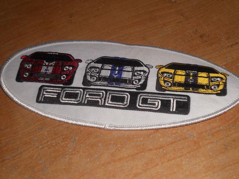 Ford gt gt40 ford gt dealership promotional jacket shirt hat patch new 11 inch