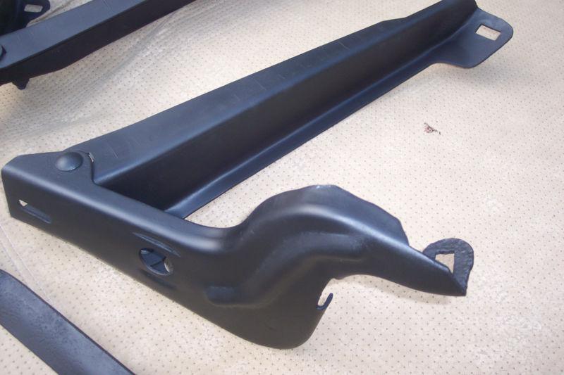 66-67 GTO Lemans Tempest Orig frt bumper brackets + brace, US $75.00, image 2