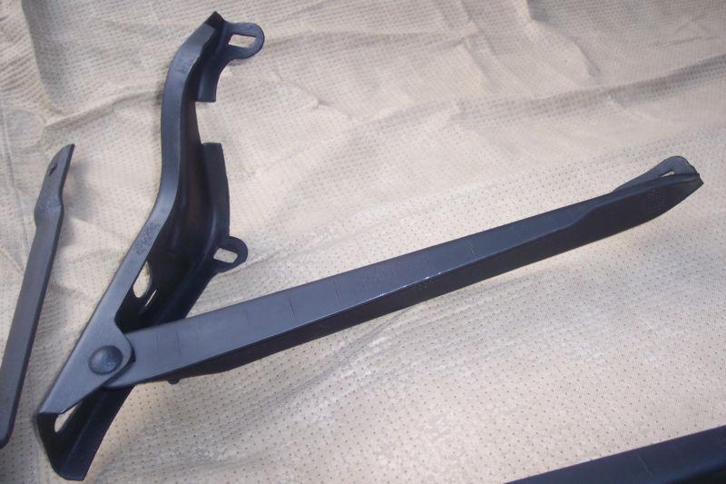 66-67 GTO Lemans Tempest Orig frt bumper brackets + brace, US $75.00, image 3