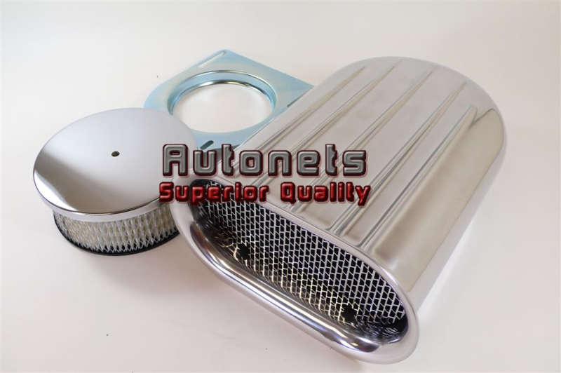 Finned aluminum hood scoop hilborn mini scoop single air cleaner 4bbl blower
