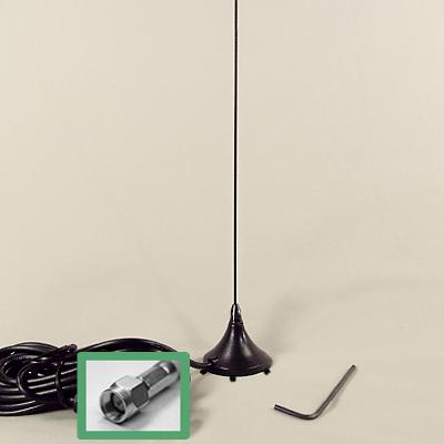 Marine vhf radio antenna - mobile mini mag mount - sma