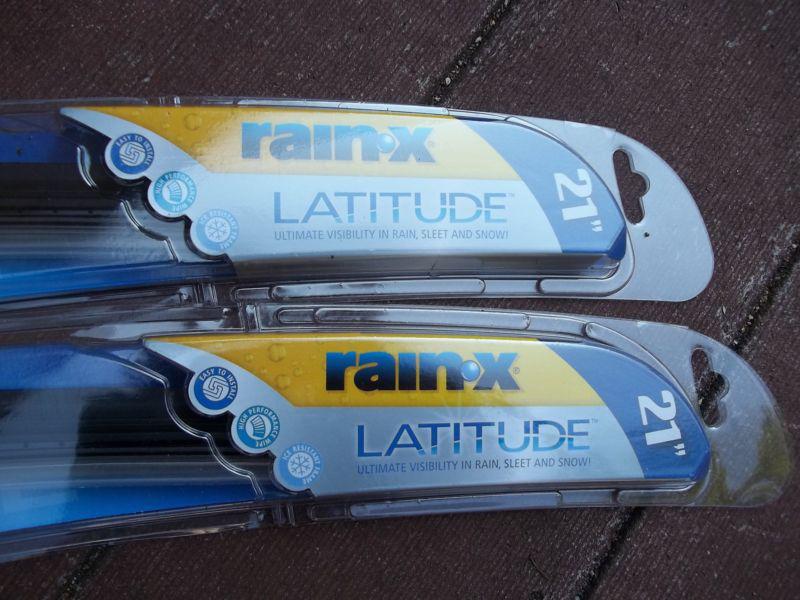 Purchase New 21 Inch Rain X Latitude Windshield Wiper Blades Set Of 2