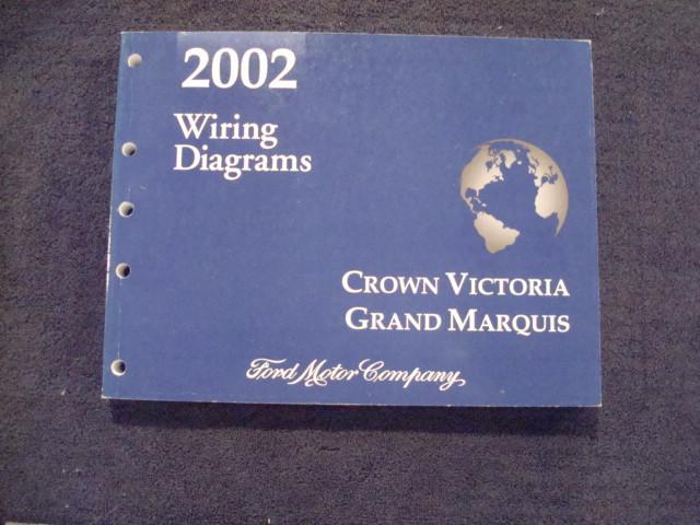 2002 crown victoria/mercury grand marquis shop service electrical/wiring manual